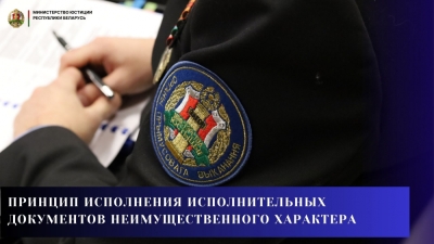 Принцип исполнения исполнительных документов неимущественного характера