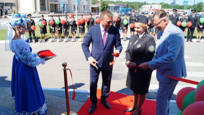 Министр юстиции Сергей Хоменко открыл новое здание отдела принудительного исполнения в Логойске