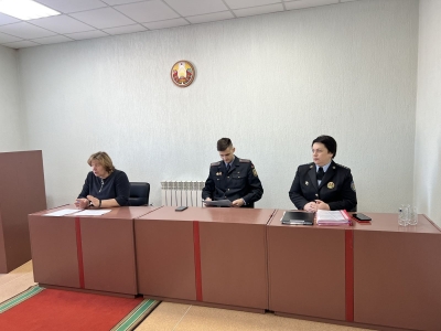 Начальник ОПИ Любанского района приняла участие в заседании совета общественного пункта охраны порядка