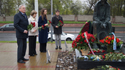 Начальник главного управления юстиции Минского облисполкома Александр Бачило принял участие в памятном мероприятии ко Дню Победы