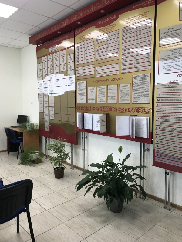Мониторинг службы «одно окно» Любанского райисполкома проведен главным управлением юстиции Минского облисполкома