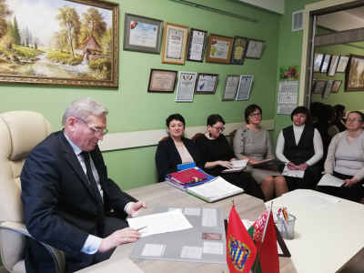 Отчетное собрание по итогам работы в 2022 году в учреждении «Государственный архив Минской области»