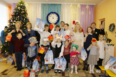 В рамках проводимой в Республике Беларусь Новогодней благотворительной акции &quot;Наши дети&quot;